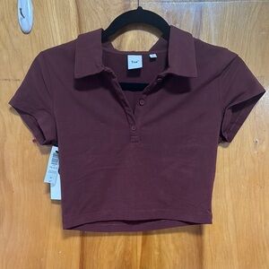 Tna Women’s Burgundy Polo Shirt